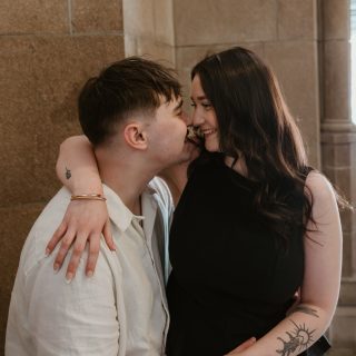 you know when you meet two people and they just radiate love!!?! like you can feel it immediately??? 💕 that was 1000% P & N

we spent the afternoon at the library chasing allll the dreamy little corners (and dodging the crowds hehe)
but tell me why every time I’d pause to adjust my settings, I’d look up and they were being SO dang adorable 😭like giggling, soft smiles, the way they’d look at each other??? I literally kept being like “wait wait don’t move!! stay right there!!” and snapping photos in between 😂

and then we stepped outside and got the sweetest little surprise, the cherry blossoms were just barely blooming 🌸
this whole session just felt so easy and full of the kind of love that makes you smile the entire time you’re editing 🫶🏻

I swear sessions like this are why I’m obsessed with what I do 💫

#seattlephotographer #washingtonphotographer #engagementsession #puyallupphotographer #pnwcouplesphotographer